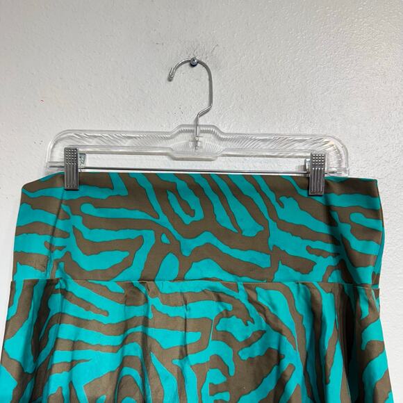 Victoria's Secret Blue Mini Swim Skirt Sz L - Picture 2 of 10